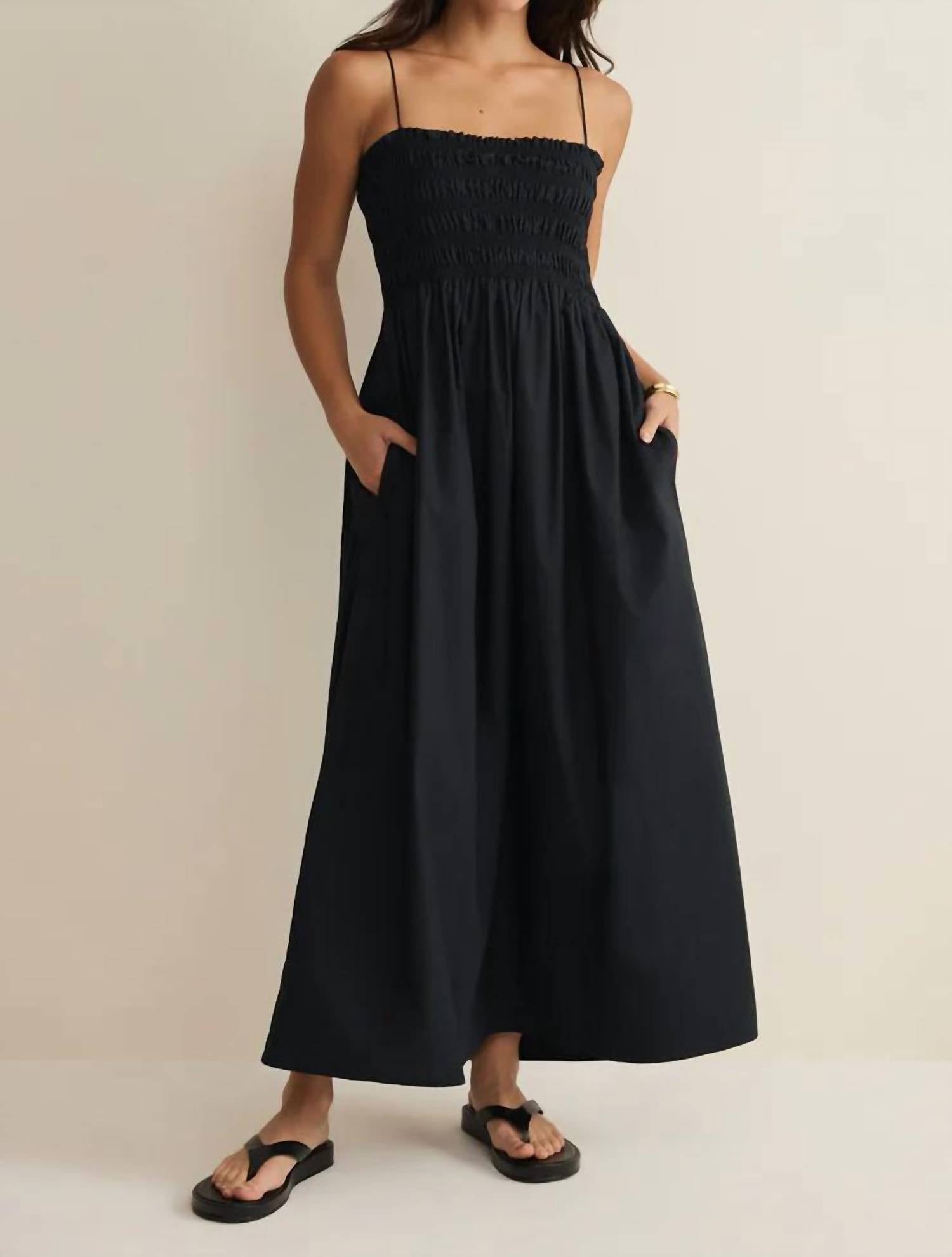 Z Supply Cornelia Maxi Dress in black - women's dress