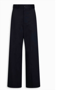 Nili Lotan - Johan Wool-blend Twill Wide-leg Pants