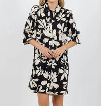 Finley - Miller Elastic Shirred Cuffs Dress