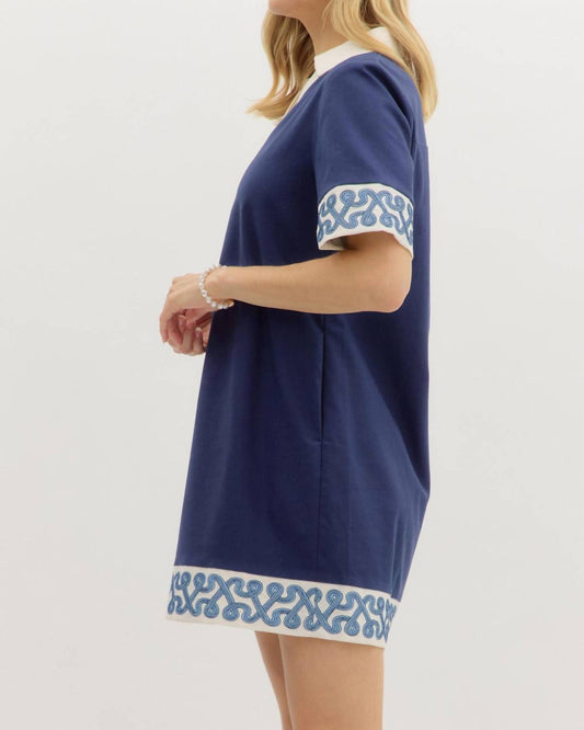 Entro - Collared Mini Dress