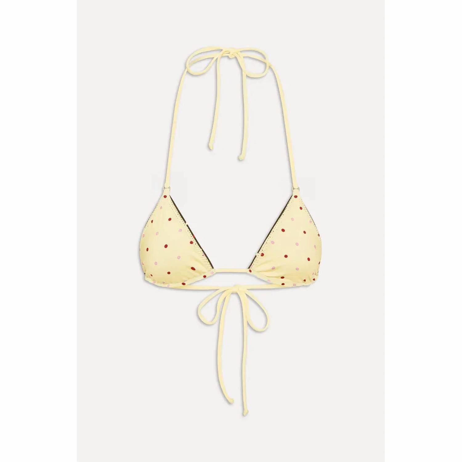 Frankies Bikinis - Nick Reversible Shine Bikini Top