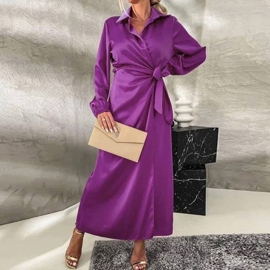 Mapcie - Overlap Midi Dress