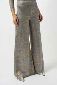 Joseph Ribkoff - Foiled High Waist Wide Leg Pants