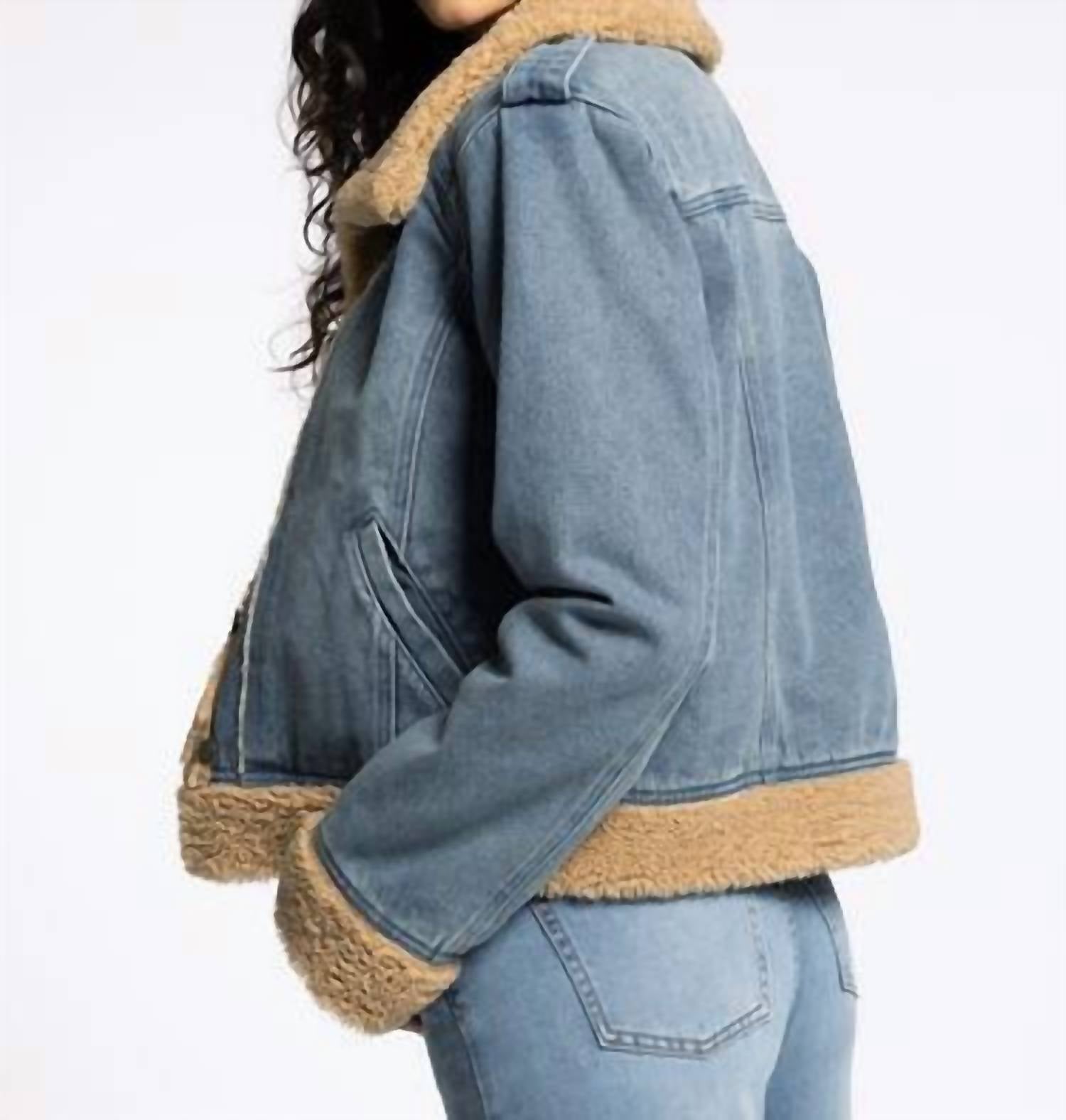 Thread & Supply - Henrietta Denim Sherpa Jacket