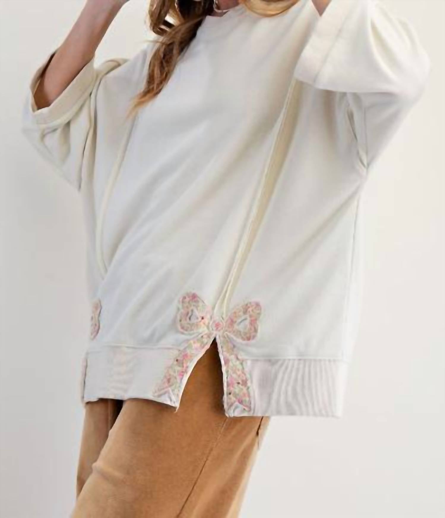 Easel - Bow Patch Shirt