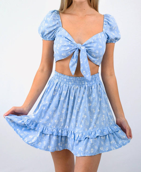 Skylar + Madison - Carolina In My Mind 2 Piece Skirt Set