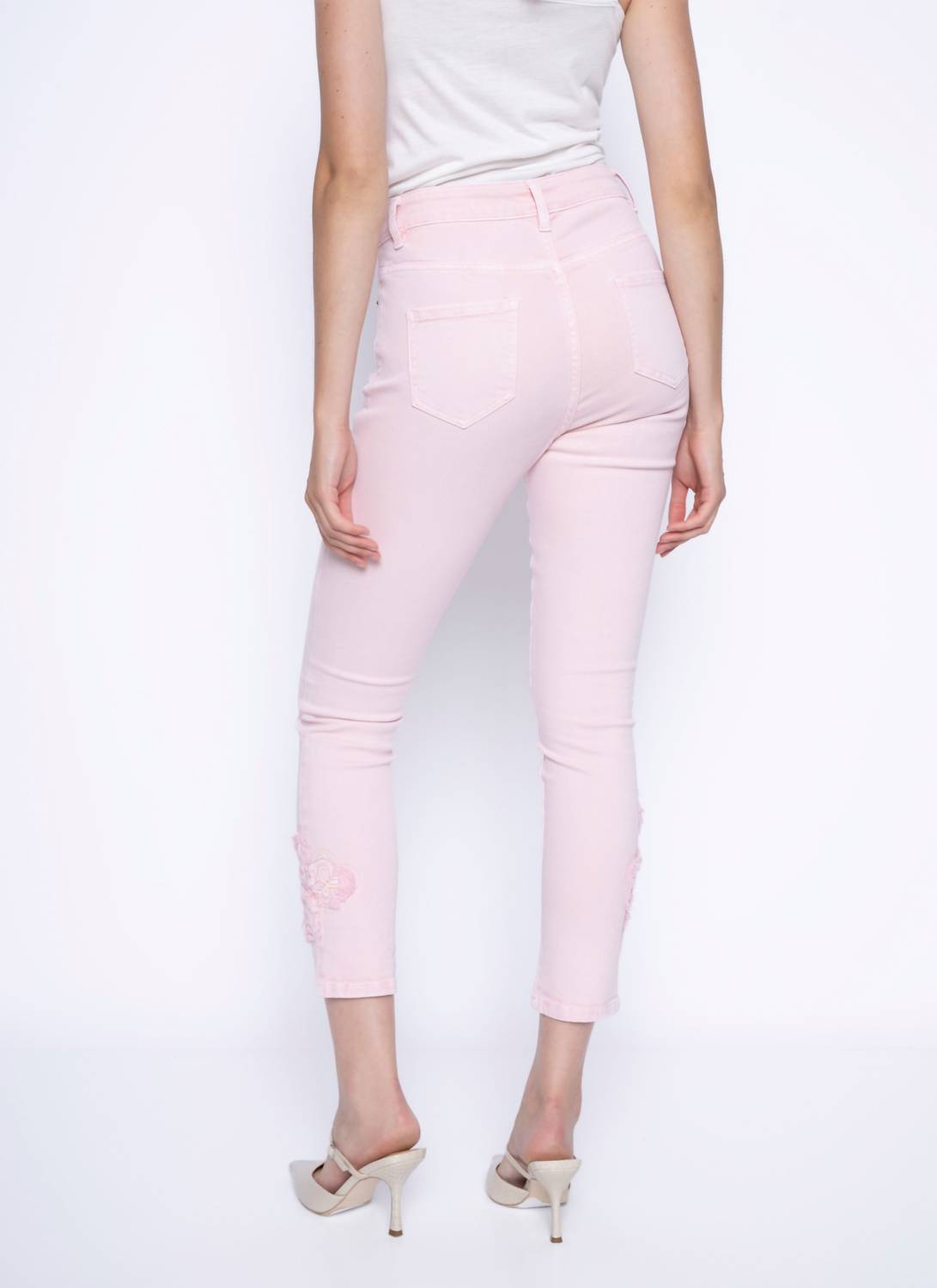 Picadilly - Women's Embellished Pink Jeans