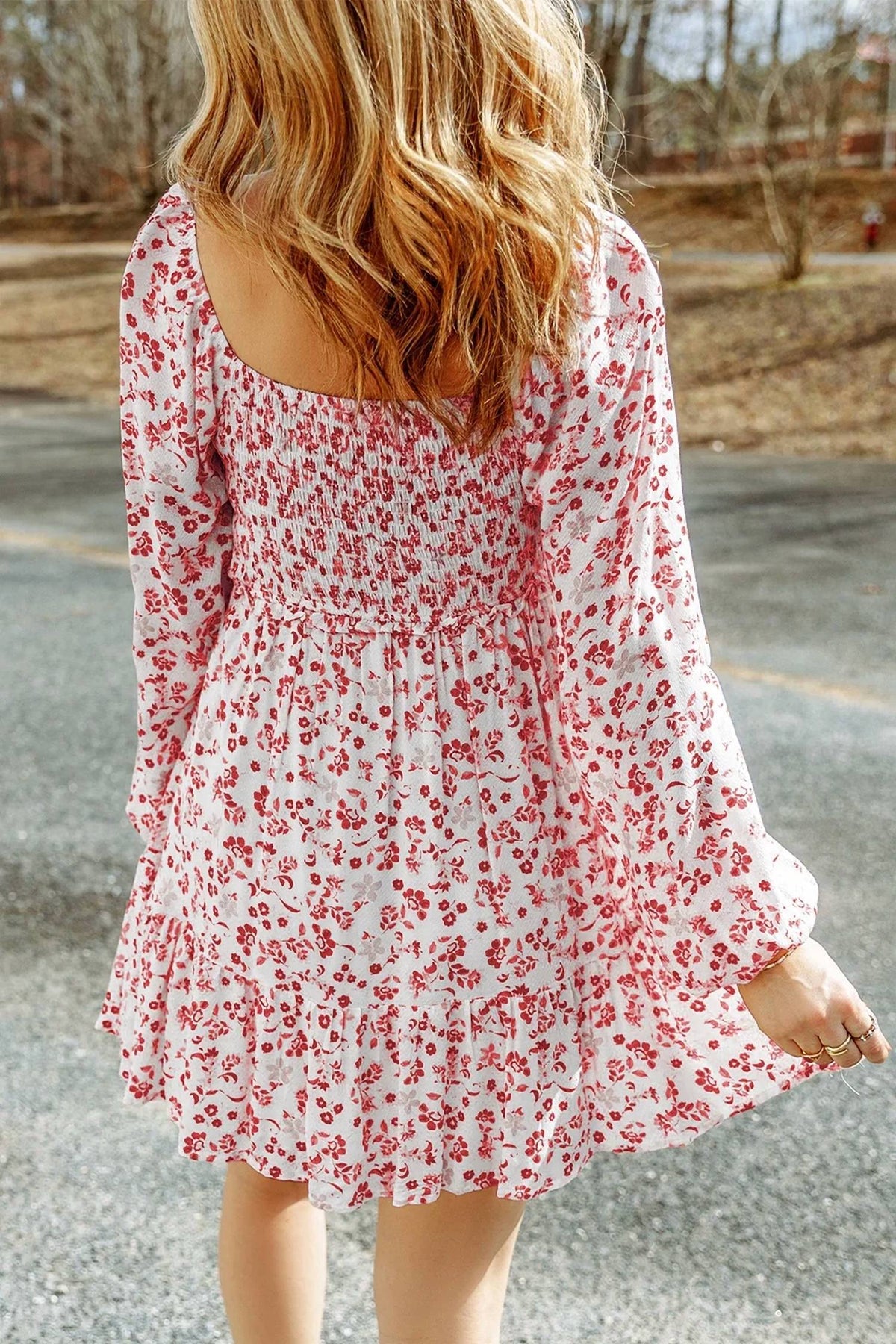 Trendsi - Meadow Smocked Mini Dress
