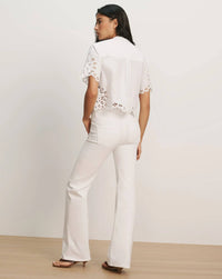 Veronica Beard - Aleck Lace Button-down Shirt