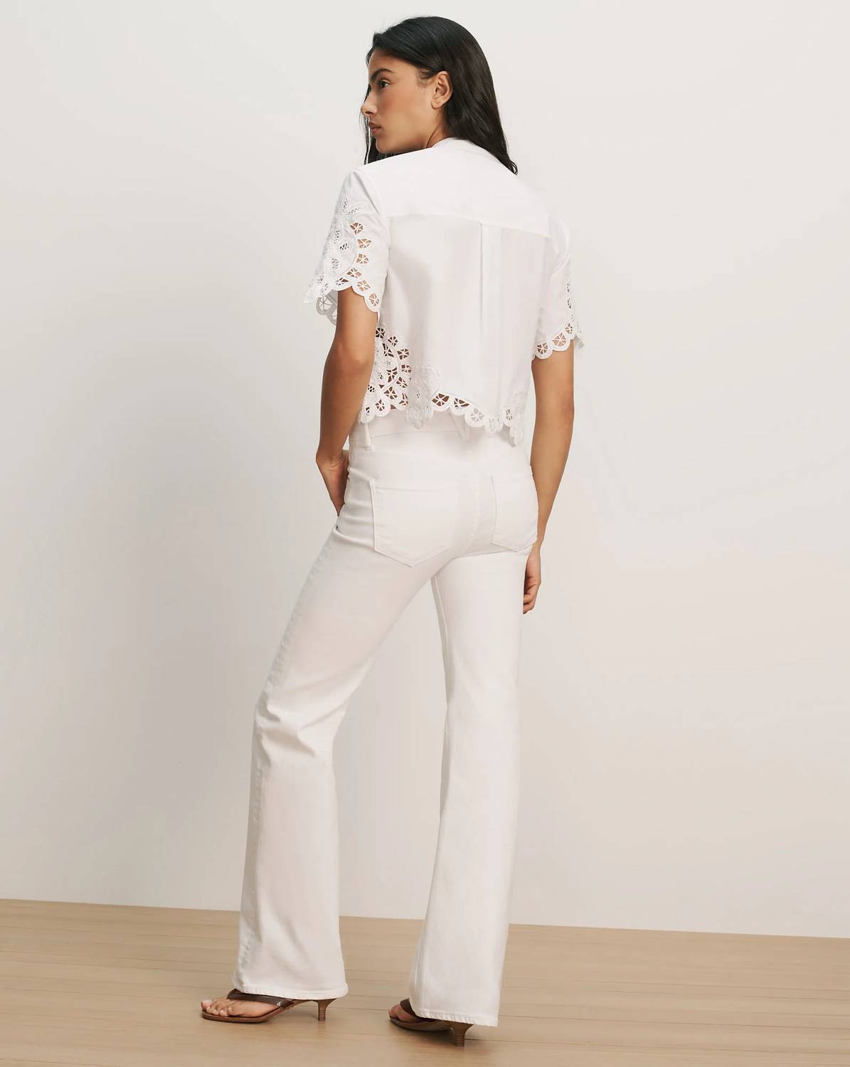 Veronica Beard - Aleck Lace Button-down Shirt