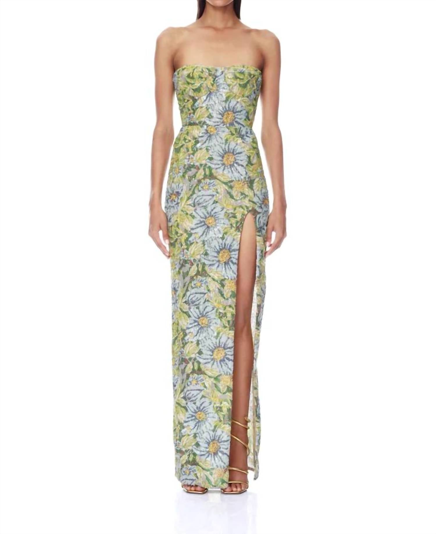 Bronx And Banco - Valentina Strapless Maxi Dress