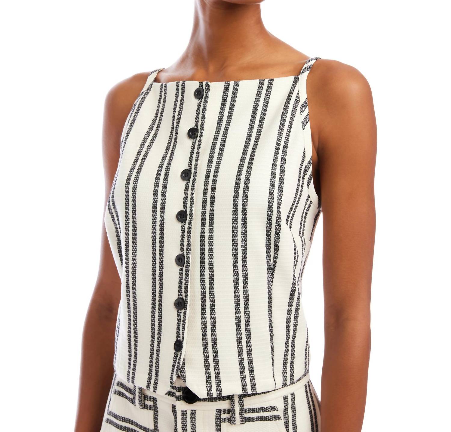 Fifteen Twenty - Elis Sleevless Button up top
