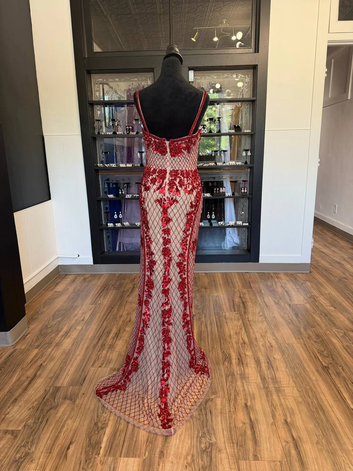 Sherri Hill - Women's Beaded Maxi Dress