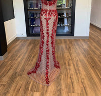 Sherri Hill - Women's Beaded Maxi Dress