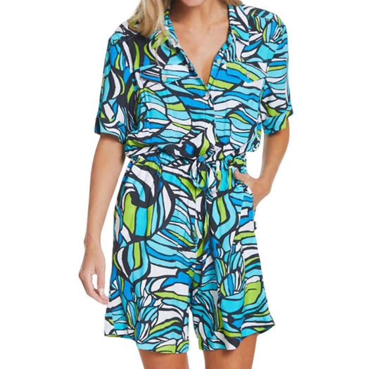 Multiples - CUFFED SHORT SLEEVE ROMPER