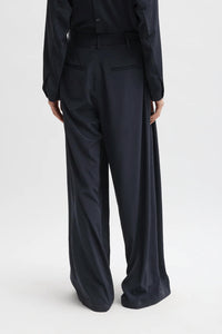 Tibi - Relaxed Suiting Triple Pleat Pants