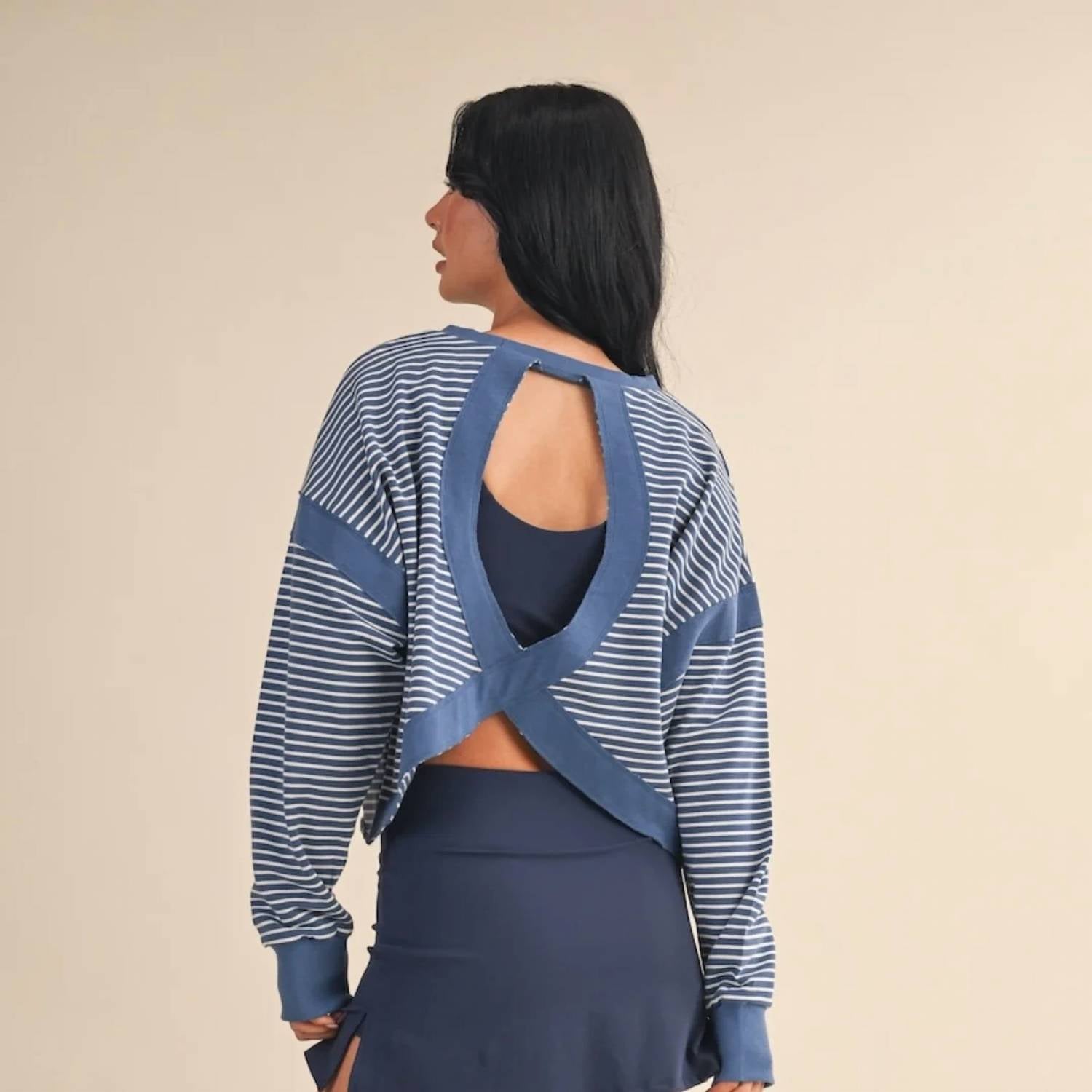 Kimberly C - Kady Cutout Longsleeve Tee