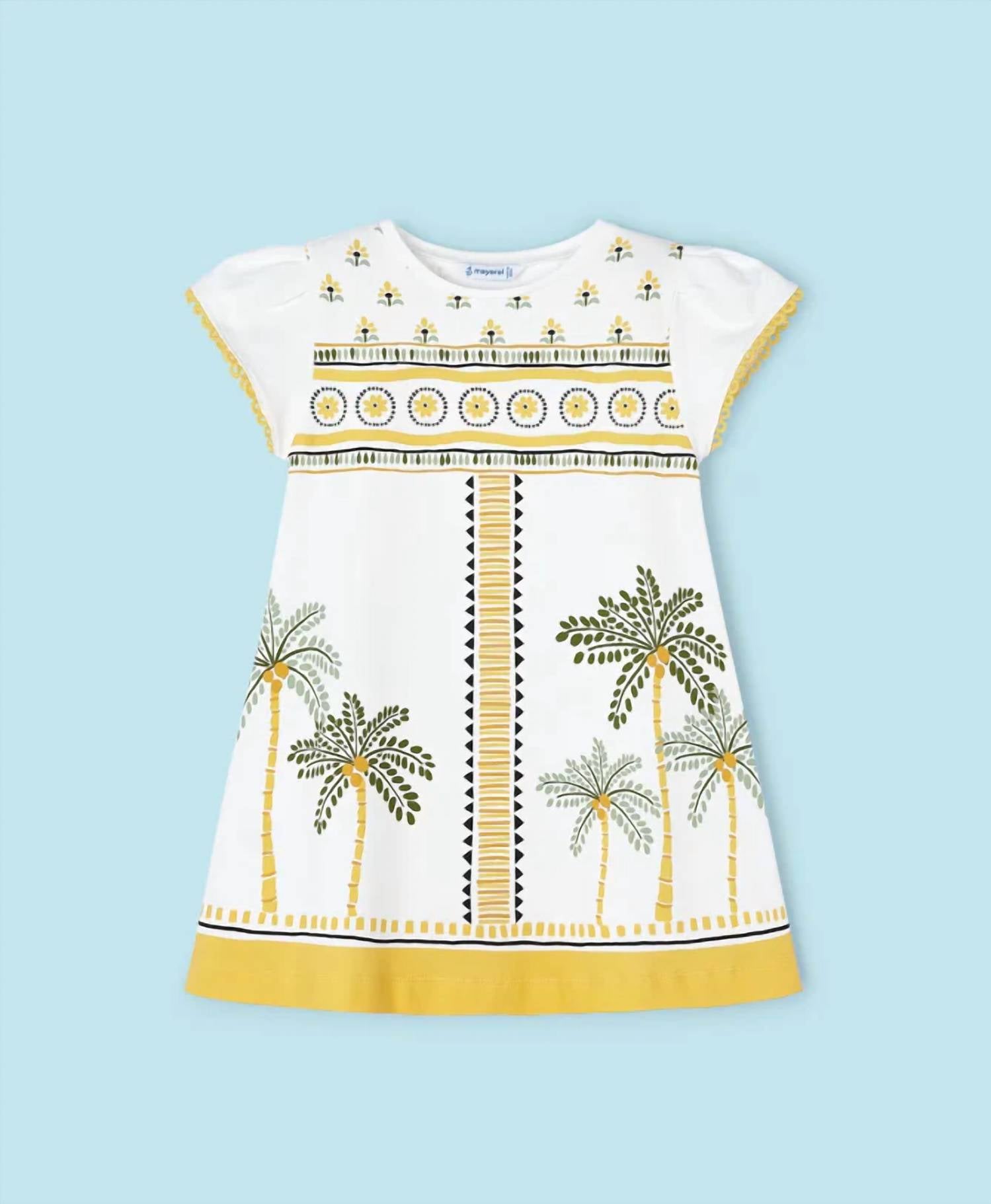 Mayoral - Girl's Palm Trees Dress