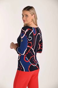 Frank Lyman - Casual Boat Neck Top