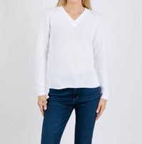 Pure Amici - Knit V Neck Sweater