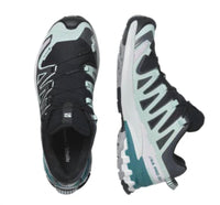 SALOMON Women's Xa Pro 3d V9 Gtx Shoe in black turquoise white - women's shoe - detail view