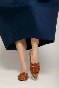 I.N.K. Shoes - Women's Salice Suede Flat Mules