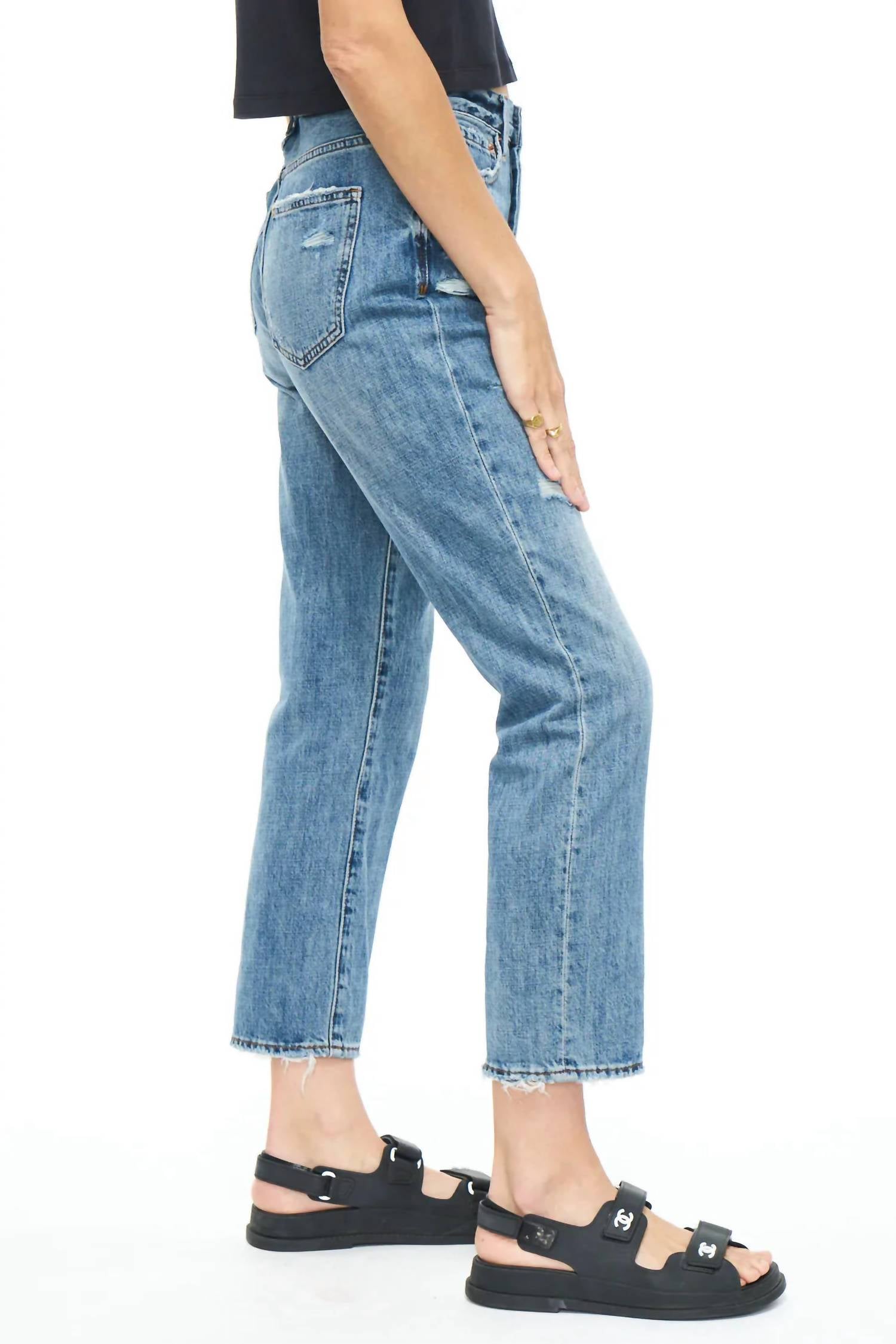 Pistola - Charlie High Rise Straight Jeans