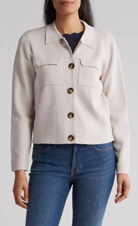 T Tahari - Around the Town Classic Button Up Cardigan