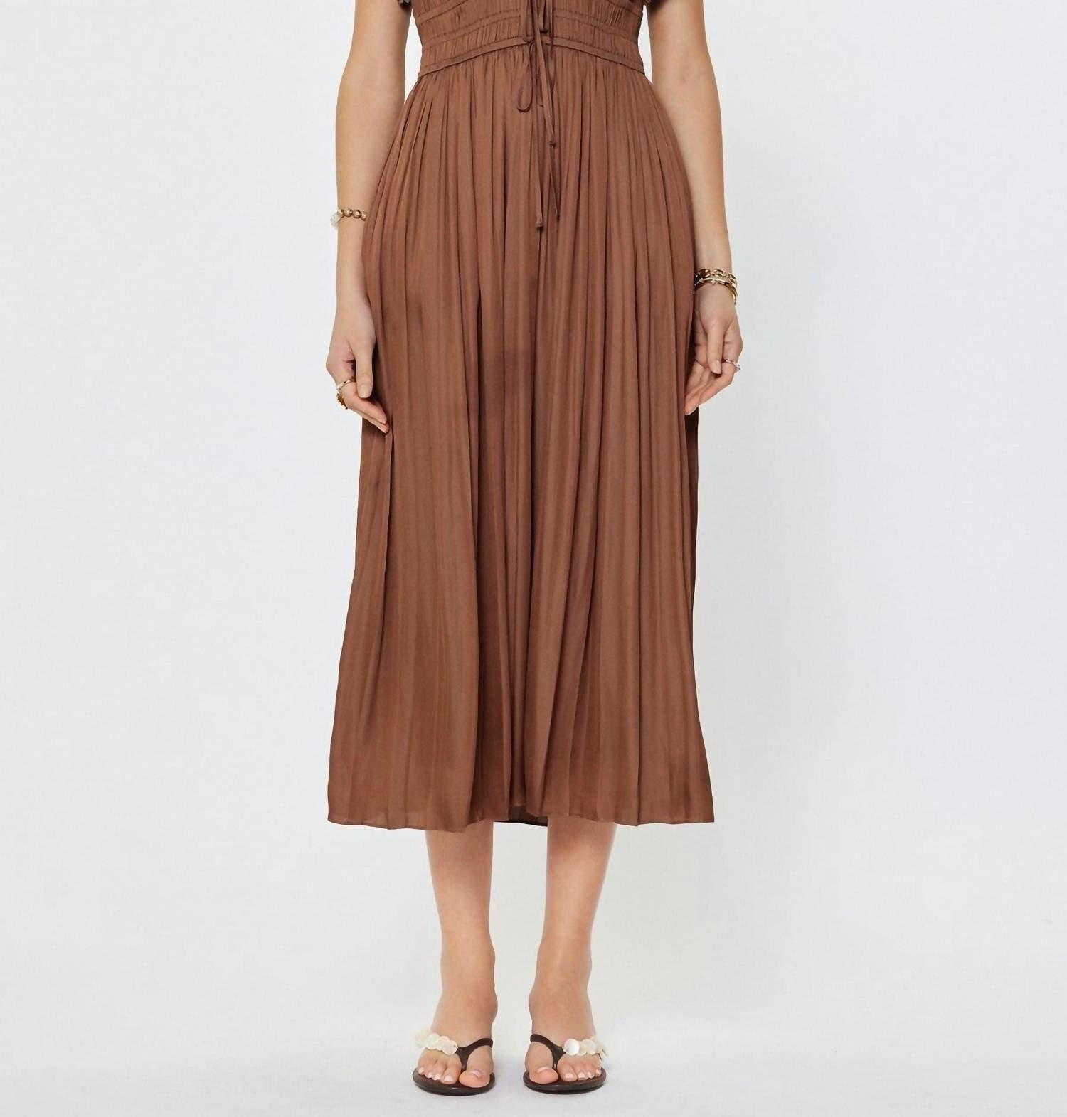 Current Air - Shania Pleated Midi Dress