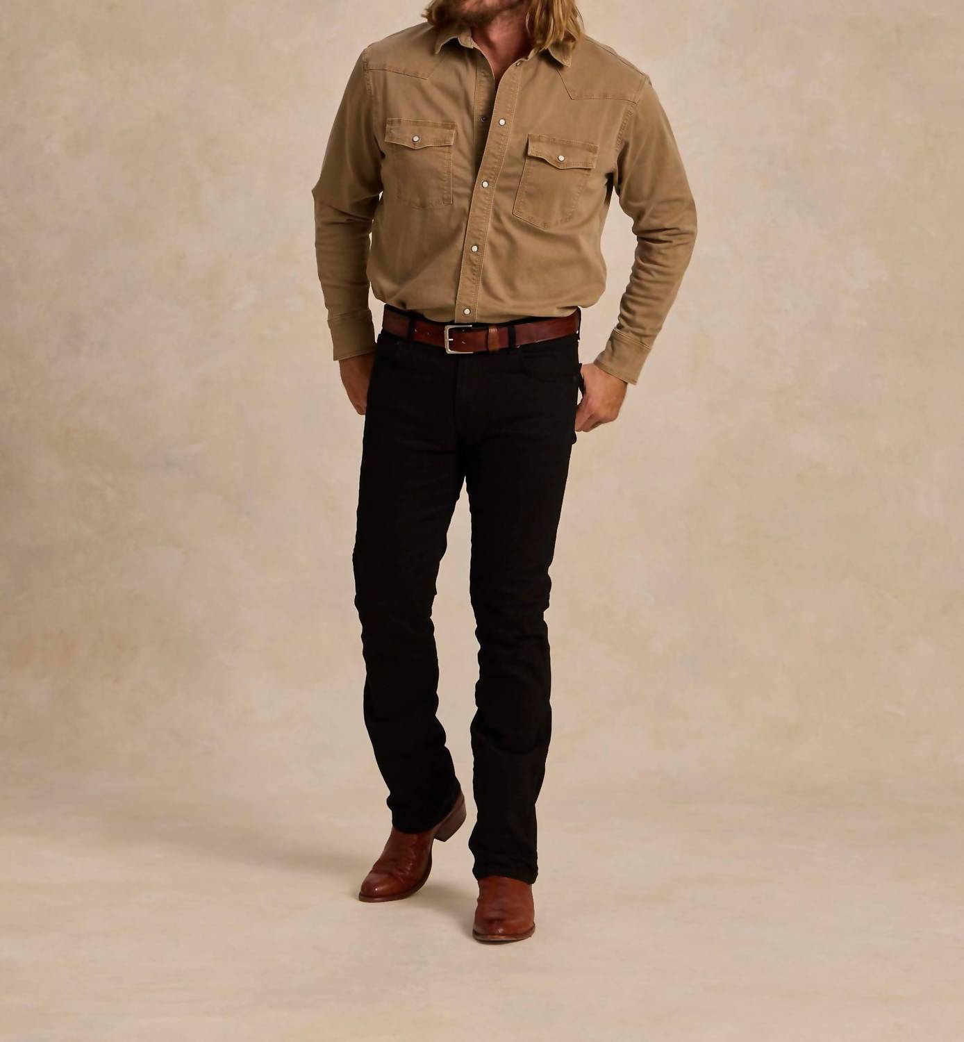 Schaefer Outfitter - Western Denim Snap Shirt