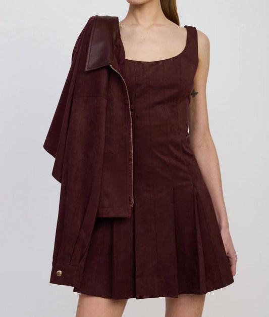 En Saison - Delphine Pleated Mini Dress