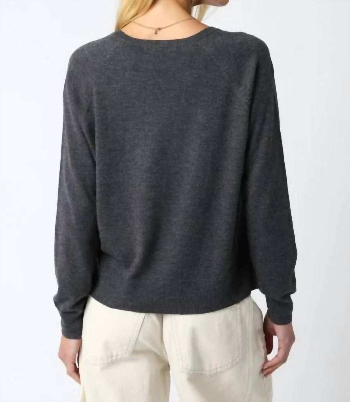 Olivaceous - Leann Classic Lightweight Sweater