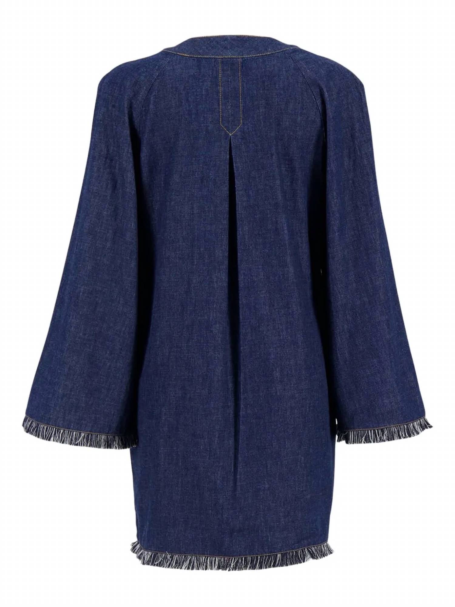 Zimmermann - Rhiannon Fringe Denim Mini Dress
