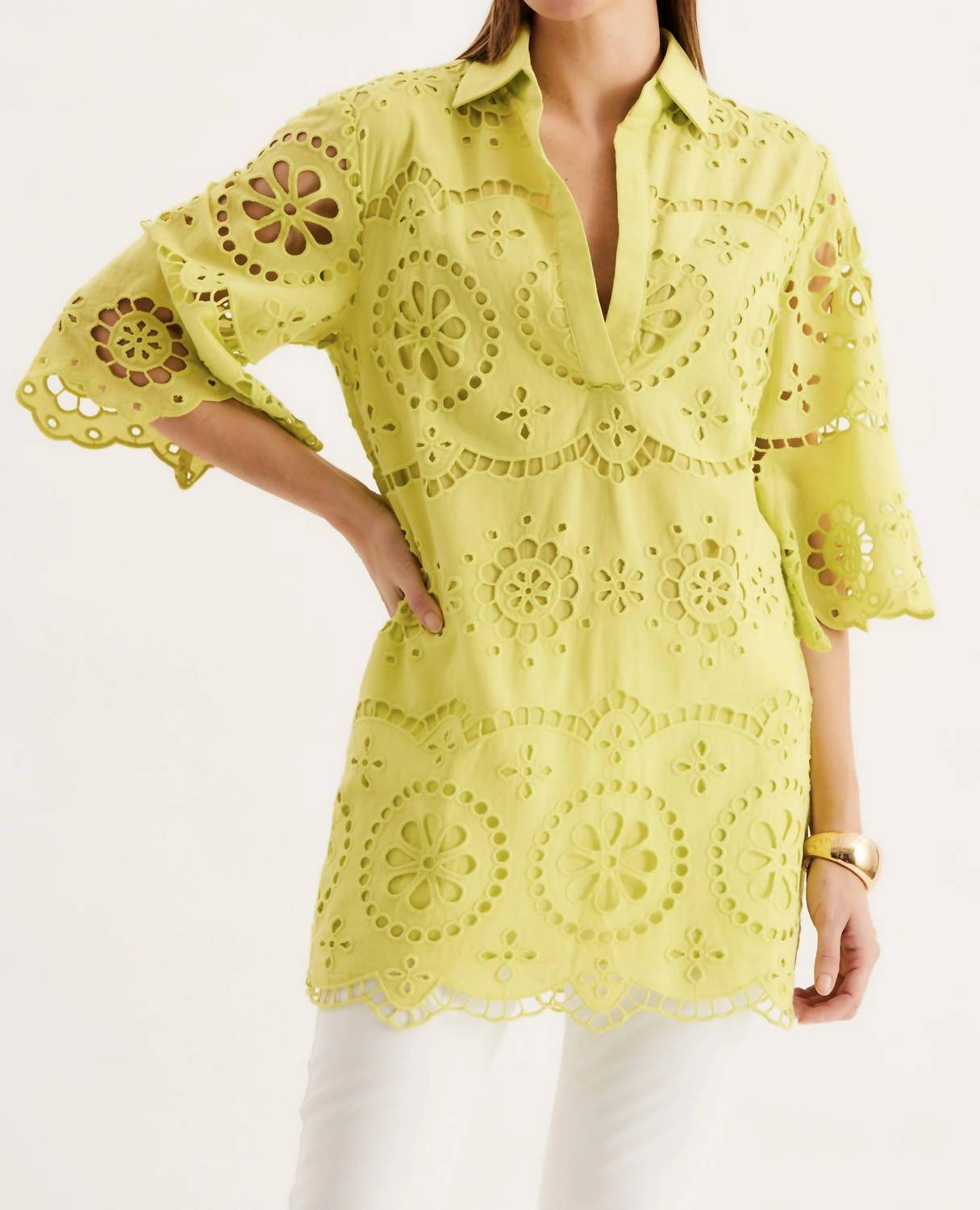 Tyler Boe - Penny Eyelet Tunic