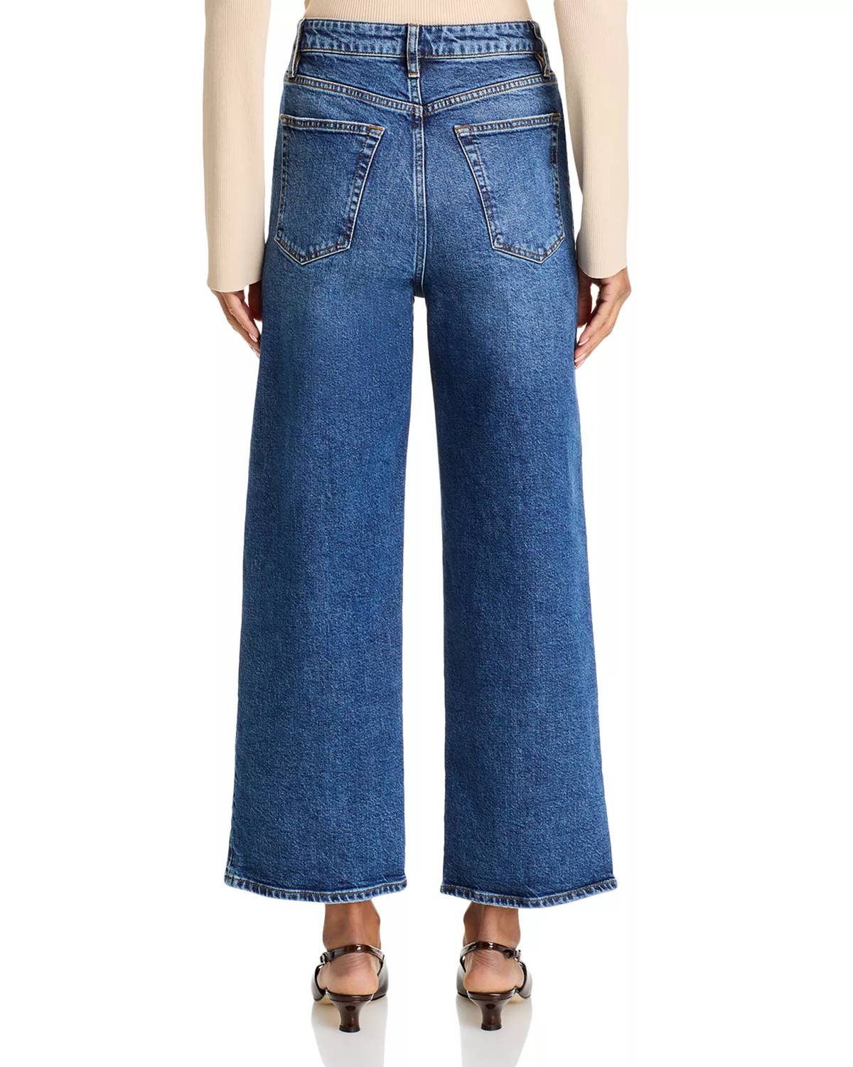 Frame - The Wide Leg High Rise Stretch Jeans