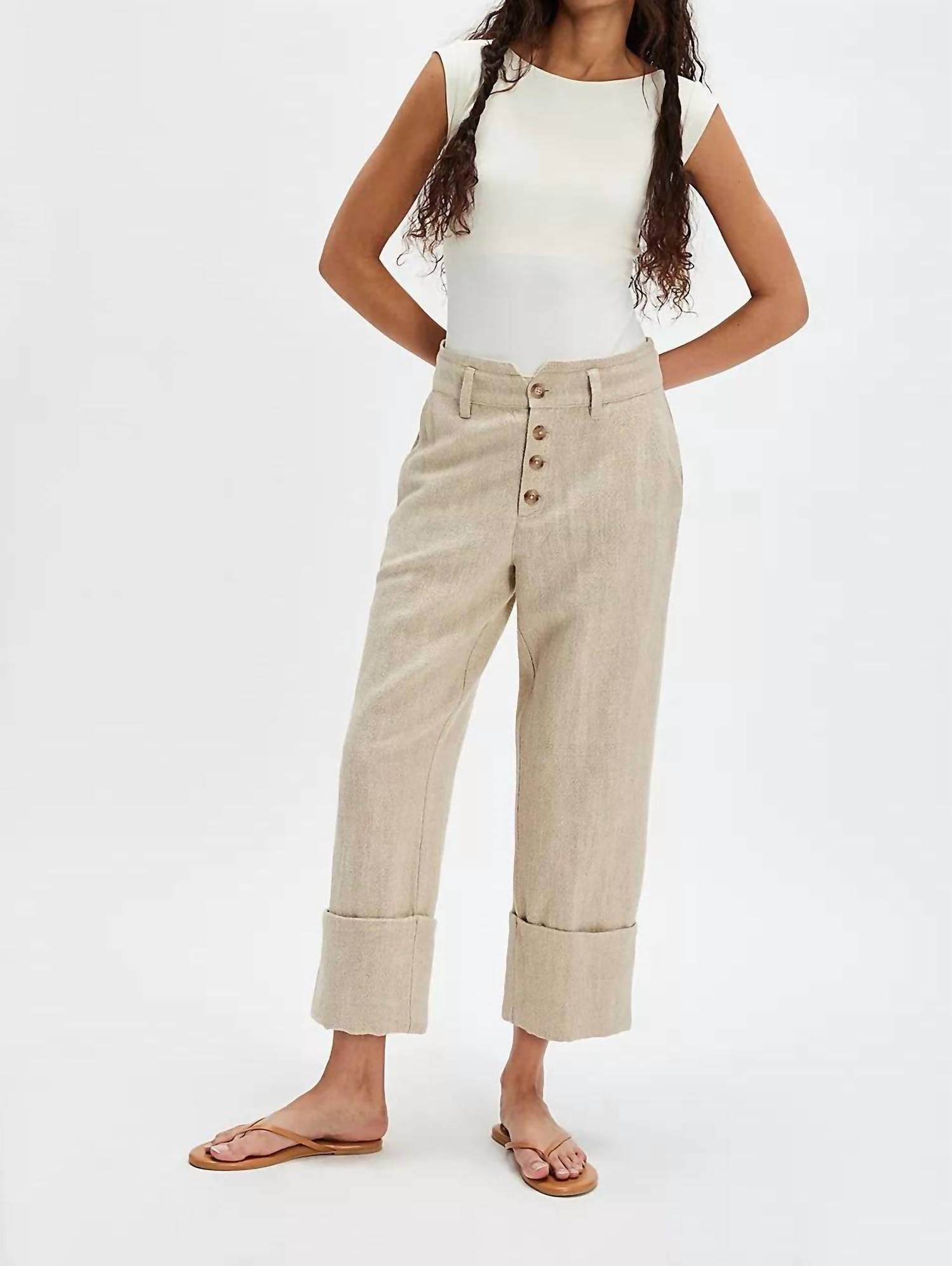 Free People - Parkway Cuffed Trousers