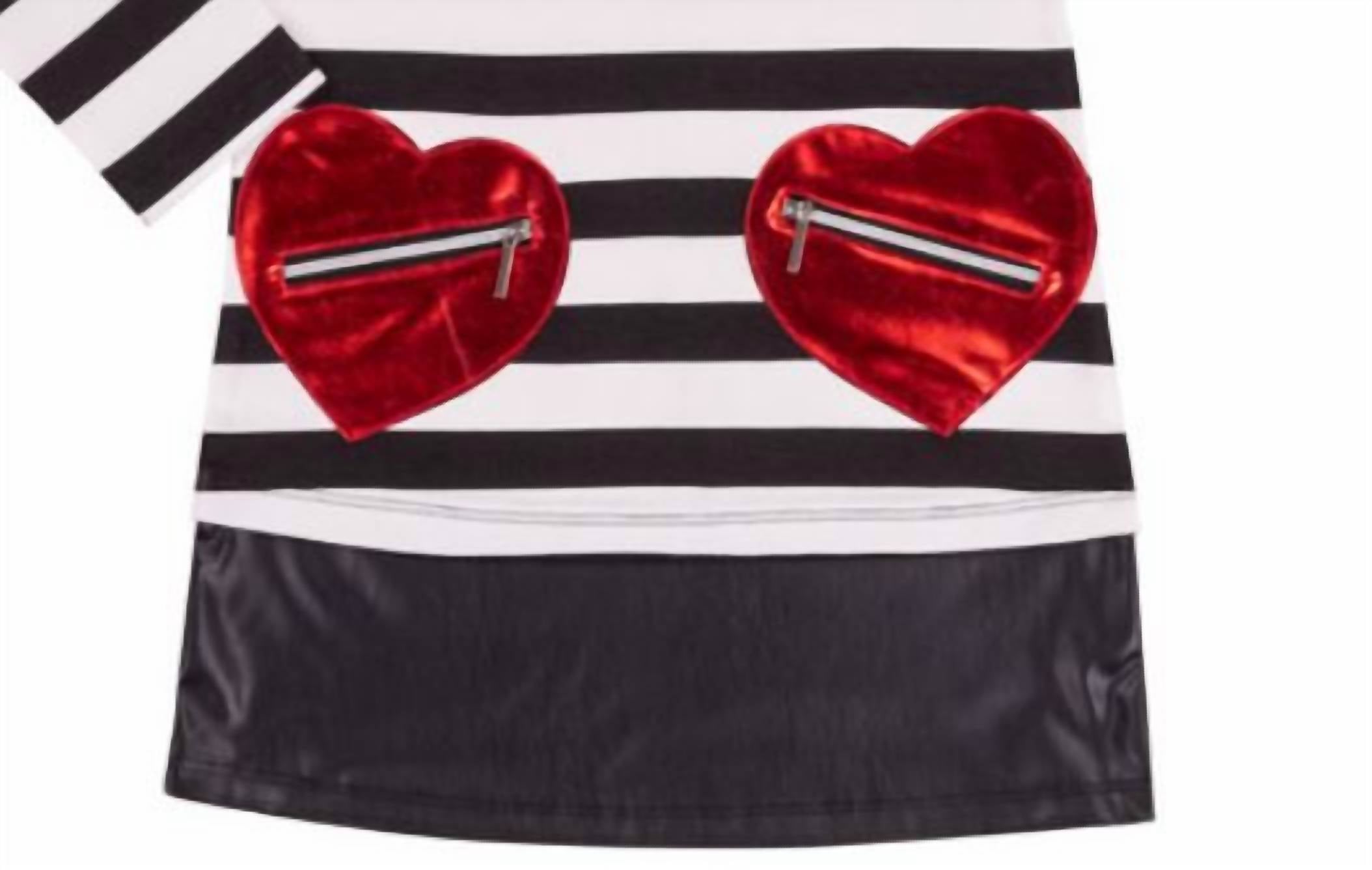 Emc - Girl's Stitch & Eco Leather Dress