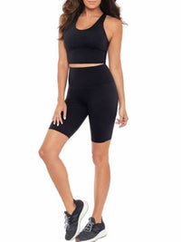 Miraclesuit Tummy Control Shaping Bike Shorts in black - women's shorts