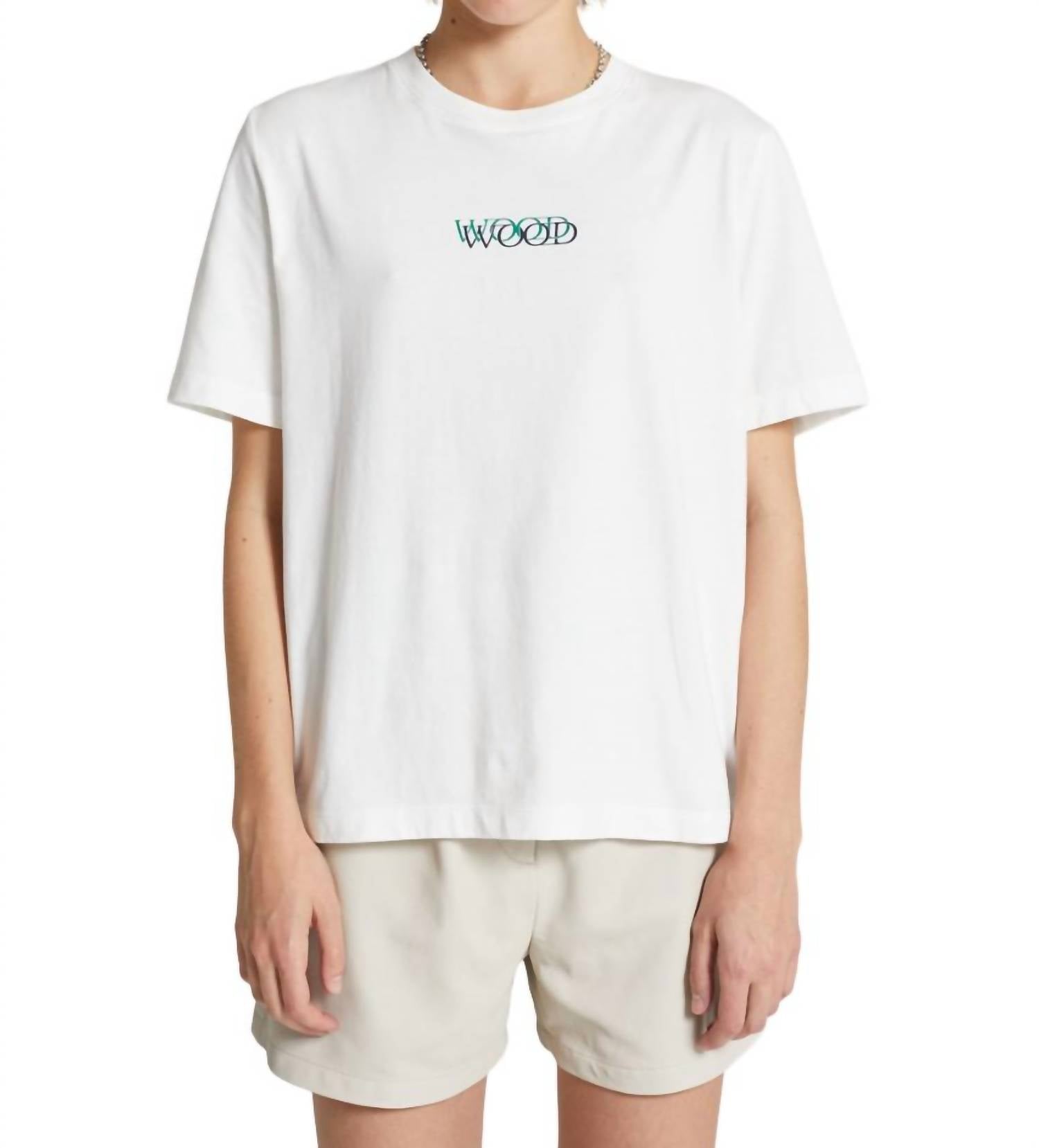 Wood Wood - WOMEN'S ALMA LOGO T-SHIRT