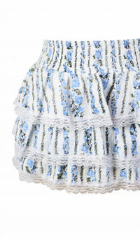 Flowers By Zoe - Girl's Printed Ruffle Skirt