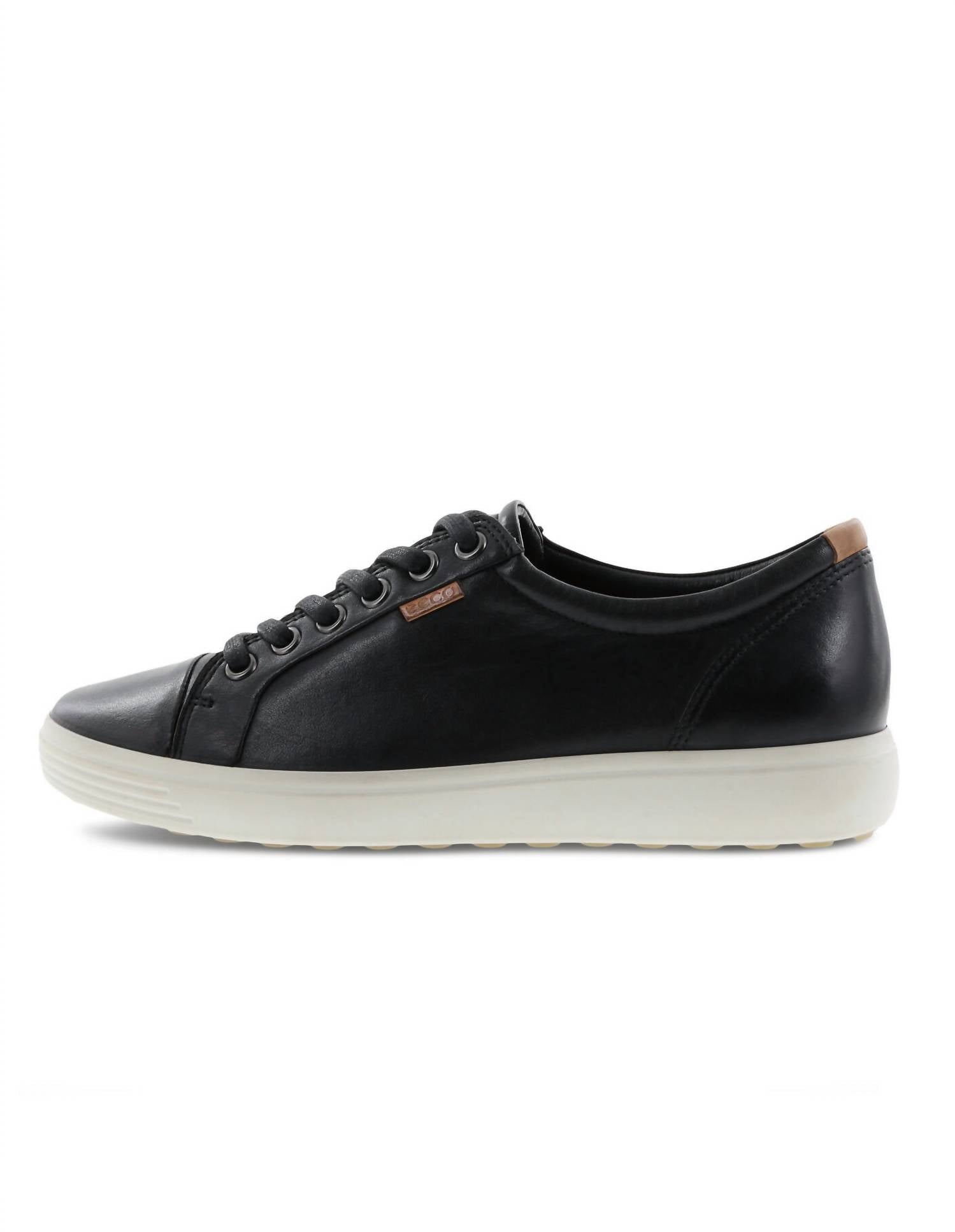 ECCO WOMEN'S SOFT 7 SNEAKER in black - women's sneaker - view 5