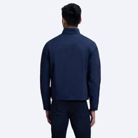 Bugatchi Uomo Water Resistant Bomber Jacket in navy - men's jacket - alternate view