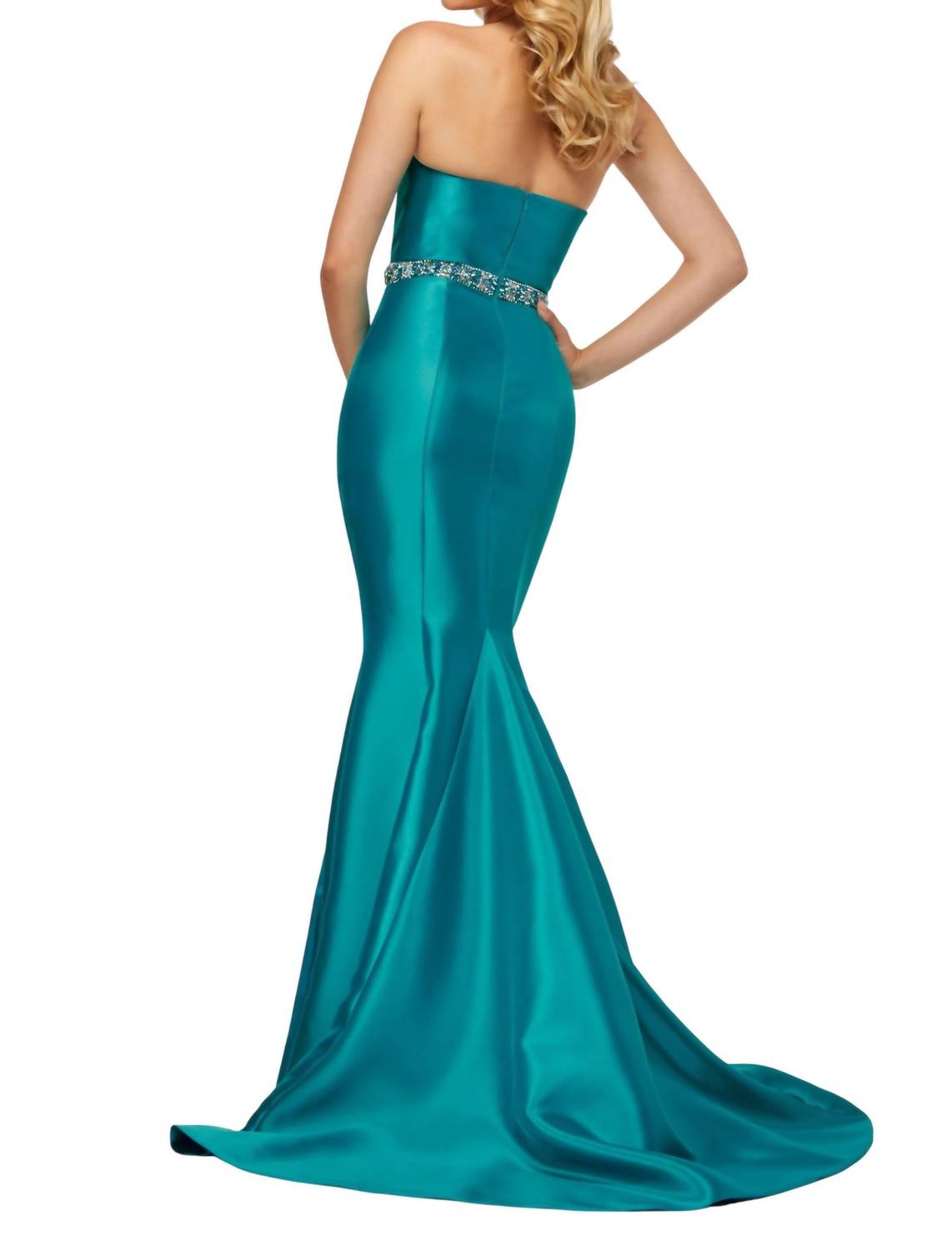 Sherri Hill - Strapless Mermaid Gown