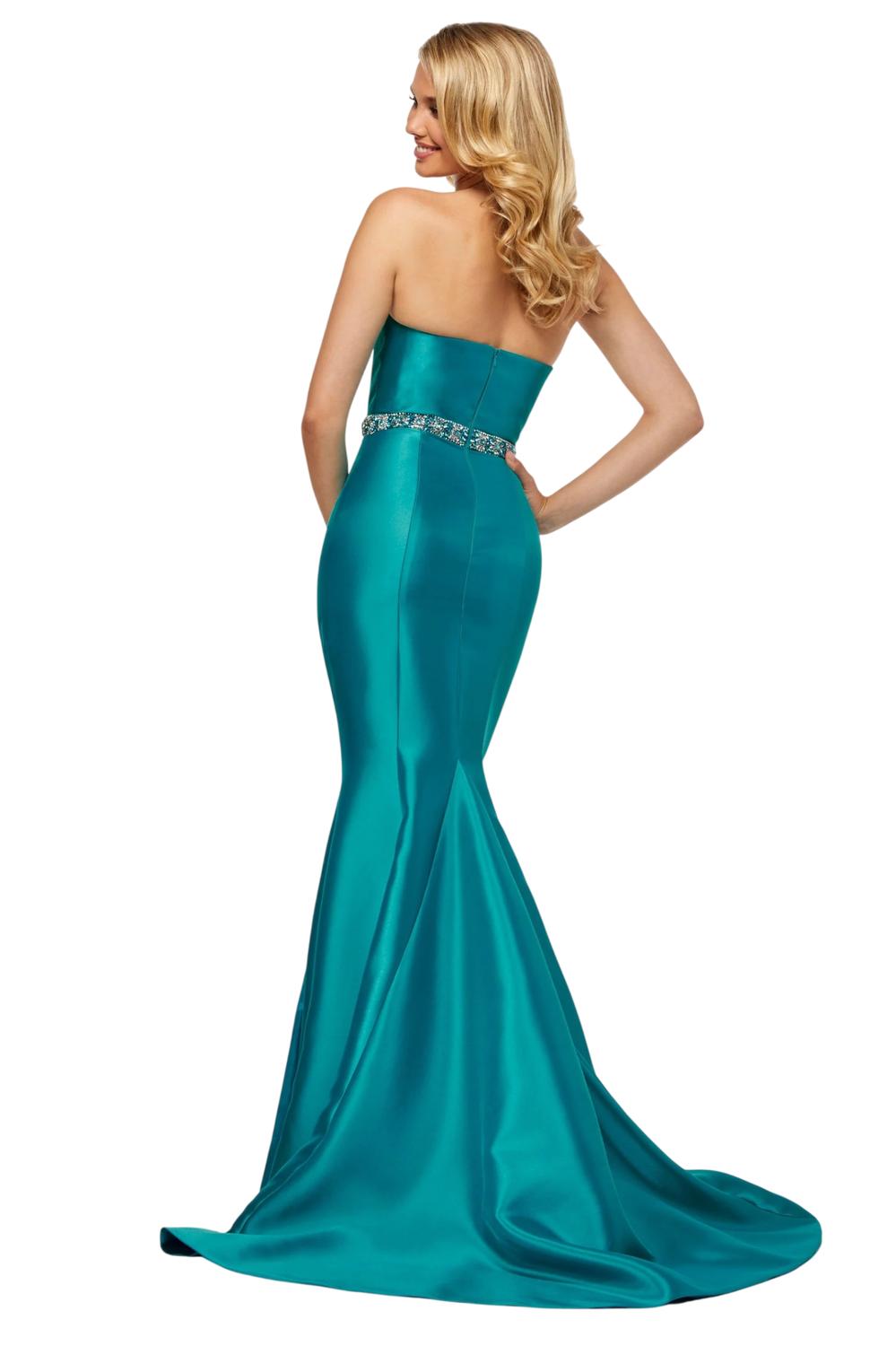 Sherri Hill - Strapless Mermaid Gown