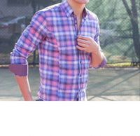 Eight X - Paisley Over Checkered Jacquard Shirt