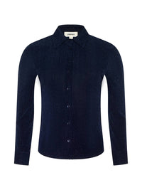 L'Agence Indiana Blouse in midnight metallic strips - women's blouse - view 4