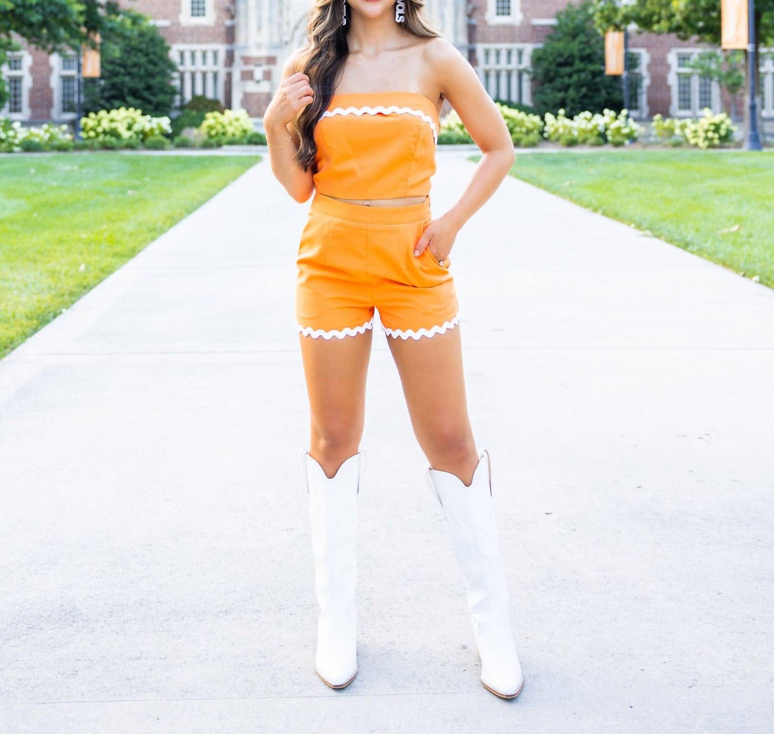 Idem Ditto - In the Huddle Contrast Two Piece Set