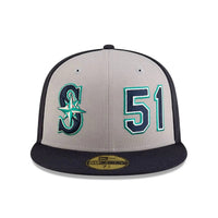 New Era - Unisex Seattle Mariners Mlb Ichiro Hall Of Fame 59fifty Cap