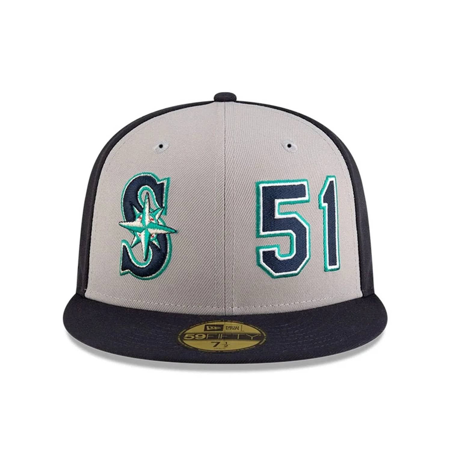New Era - Unisex Seattle Mariners Mlb Ichiro Hall Of Fame 59fifty Cap