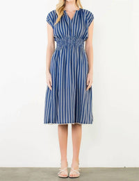 Thml - Emerson Stripe Midi Dress